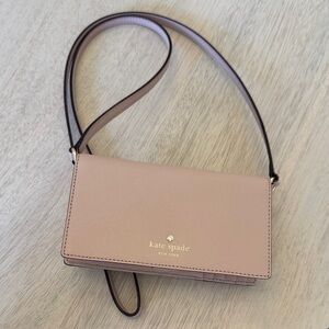 kate spade Blush Pink Crossbody Wallet